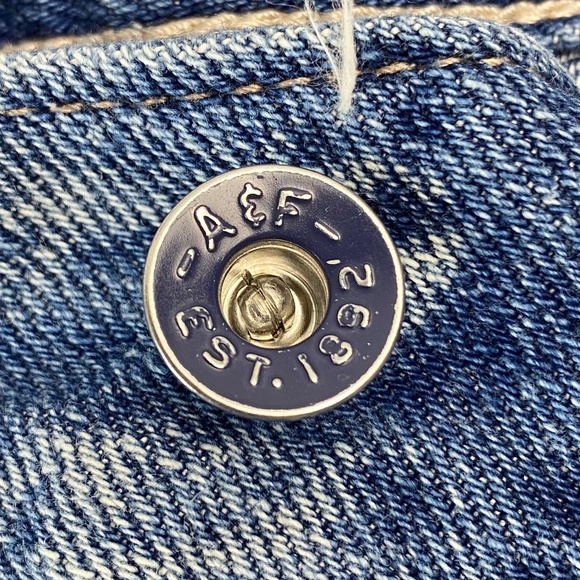 ABERCROMBIE & FITCH Shorts Women’s Denim Jean Cotton W26 L3 ** Cutoff Bleach - Picture 4 of 9